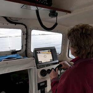 Out in Port Angeles Harbor.