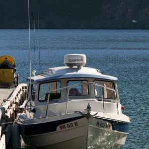 Cruising Lake Cresent in Olympic NP