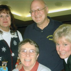 CBC Jan 2006: Linda, Ruth & Sue with Charlie (Captains's Choice).