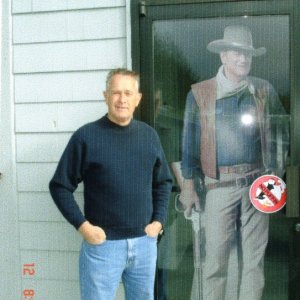 May 2006 Sequim: 
Joe & the Duke 
at John Wayne Marina.