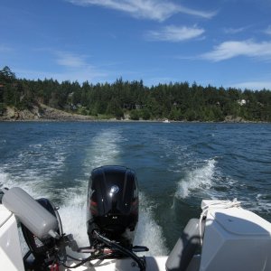 Puttering around the bay on a Sunday afternoon near Guemes