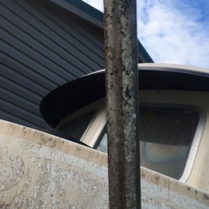 Showing the dirt after years of neglect.