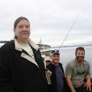11 Aug 2007 Neah Bay, WA
Scott (far right) aka
Beartrack with friends.