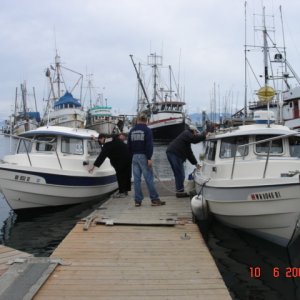 11 Aug 2007 Neah Bay, WA
Scott's 22 CD on the left
 (Scott aka Beartrack)