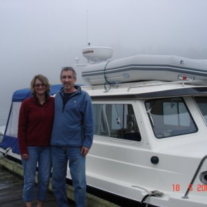 18 July 2007 Cornet Bay 
  Steve and Lorraine
     STRAY CAT