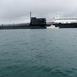 Warning off a Russian sub in San Diego Bay
