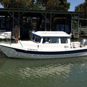"Pounder" captained by Jim Gibson, super organizer and leader of this cruise.  1st. Mate Kathy