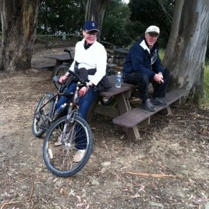 Jim and Kathy (Pounder) on Angel Island.