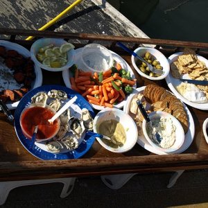 Goodies at the San Francisco docks.