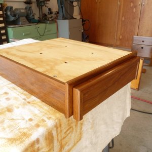 12. Pull Out Shelf Under Helm Seat Ready To Install