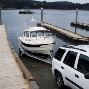 going in the water for the first time