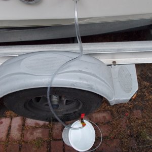 grey water drain attached