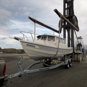 Launching at Twin Bridges for first time.