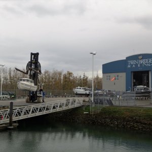 Launching at Twin Bridges for first time.