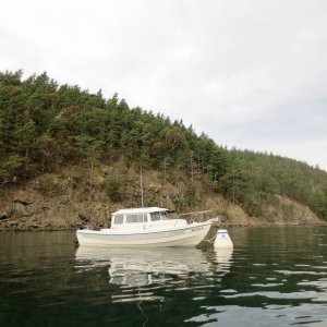 Winds were much calmer on Sunday morning.