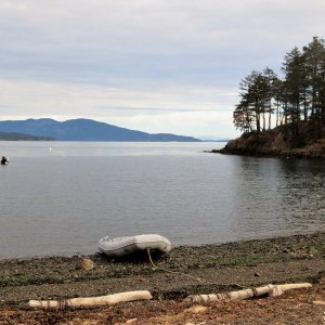 One last trip ashore Sunday morning before heading out.