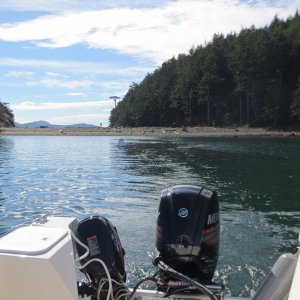 Leaving Cypress Head Sunday morning