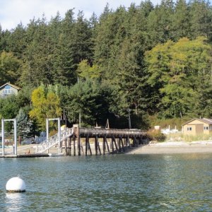 County dock in Obstruction Pass
