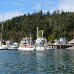 Lieber Haven Marina in Obstuction Pass