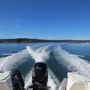 Heading out through Lopez Pass