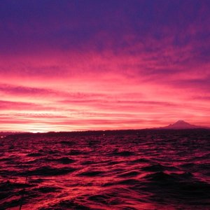 Sunrise the day before the big snow storm.