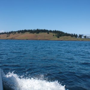 Nomad heading back to Canada. Spieden island coming up.