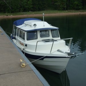 Docked at Stockton Island
