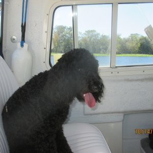 Lexie aboard the Pegstan