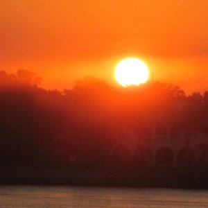 Sunset over New Smyrna Beach