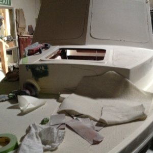 Hatch has been cut out