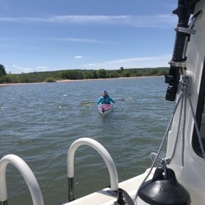 Kayak Launch into Bark Bay - Heading to the Sloughs