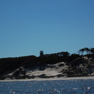 Abandoned light house on North end of Cumberland Island facing St Andrews sound