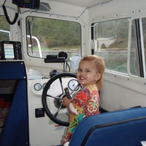 Emmy at the helm.