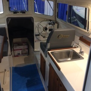 2017 Cdory 22 interior, very nice