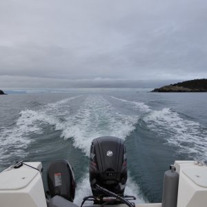 Exploring the outer bays of Lopez Island