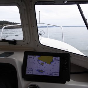 Exploring the rocks on South side of Lopez