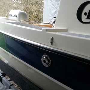 Through hull location for Wallas intake and exhaust