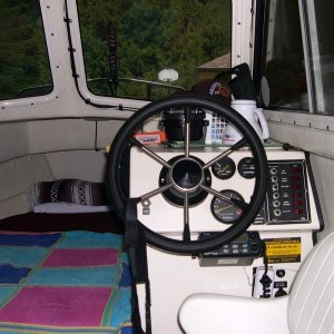 The interior of the 16' "Sea Shift"