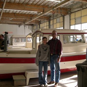 Jessica and Dave S. with new "Sea Shift"