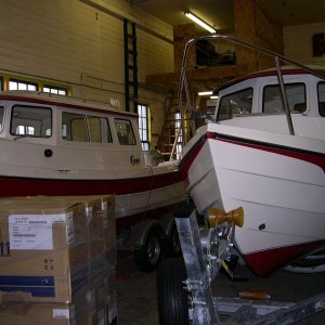 "Da Nag" and "Sea Shift" being outfitted at EQ Marine.