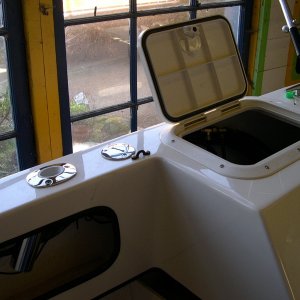 (DaveS) Flush Mount Rod Holder (forward of the starboard lazarette).