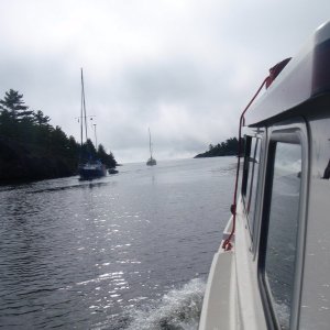 The cut of Little Detroit in the North Channel Ontario 2010