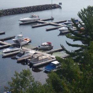 C-Scooter in harbor Spanish River Ontario