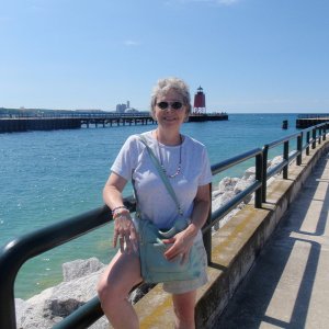 First Mate at Charlevoix jetty