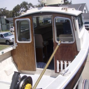 Penn Downriggers came with the boat,
.