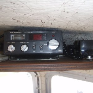 CB Radio,will replace with a Marine AM/FM stereo.