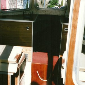 Built new storage box with rope handle but replaced with Porta-Potti,got idea on this site...2010