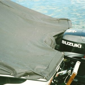 Had the installer add some width/lenght to the CockPit Cover..gives me more room .not pretty but it works