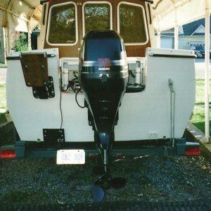 *Drifter* October 2010.  Nice clean hull,think i will relocate the transducer to the starboard side, when i switch to the airman P60