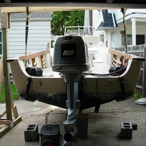 12/5/2010..May be able to use this idea to lift the bow a couple of inches to remove the trailer than add keel blocking as i go.